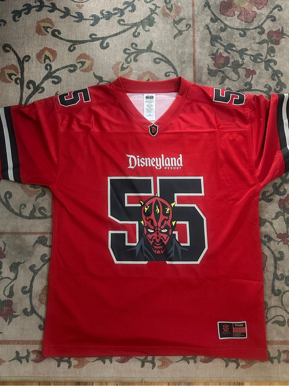 Adult Disneyland Resort Darth Maul Football Jersey, Size M